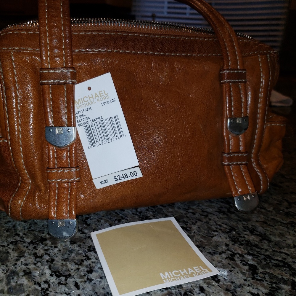 Michael Kors All Leather Vintage Handbag